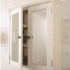 Elation Etienne Traditional Bathroom Mirrored Cabinet - Ivory