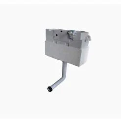 Burlington Concealed Cistern - White Ceramic Lever.