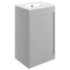 Forest 510mm Floor Standing Unit Inc. Basin - Matt Light Grey