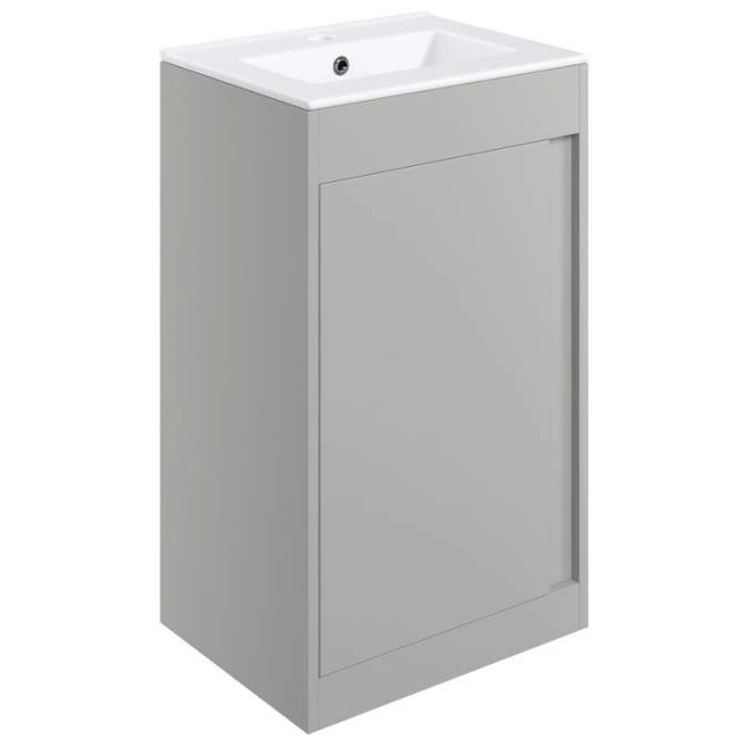 Forest 510mm Floor Standing Unit Inc. Basin - Matt Light Grey 1 Forest 510mm Floor Standing Unit Inc. Basin - Matt Light Grey