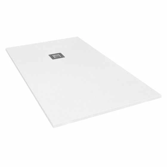 Giorgio2 Cut-To-Size White Slate Effect Shower Tray - 1200 X 800mm 1 Giorgio2 Cut-To-Size White Slate Effect Shower Tray - 1200 X 800mm