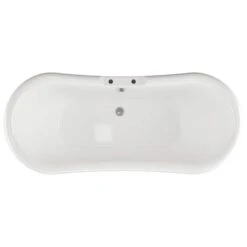 Gressingham 1760mm Freestanding Boat Bath - White -Lumibath Shop gressingham 3