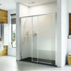 Roman Haven6 1400mm Level Access Sliding Shower Door, Left Hand