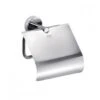 Inda Gealuna Toilet Roll Holder With Cover In Chrome - A10260