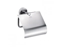 Inda Gealuna Toilet Roll Holder With Cover In Chrome - A10260