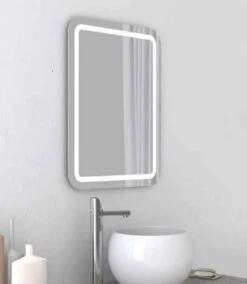 The White Space Indy LED Bathroom Mirror - 60 X 80cm