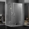 Aquadart Inline 1200 X 800mm 2 Sided Hinge Door Shower Enclosure With Side Panel
