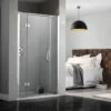 Aquadart Inline 1000mm Recess Hinge Shower Door