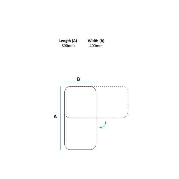 HIB Jazz Bathroom Mirror With Bevelled Edge - 76029800 3 HIB Jazz Bathroom Mirror With Bevelled Edge - 76029800 - Image 3