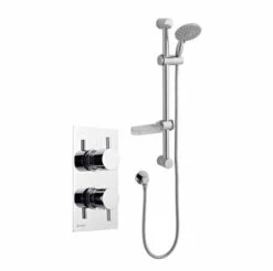 Plan Thermostatic Concealed Shower Valve Inc Riser Rail Kit
