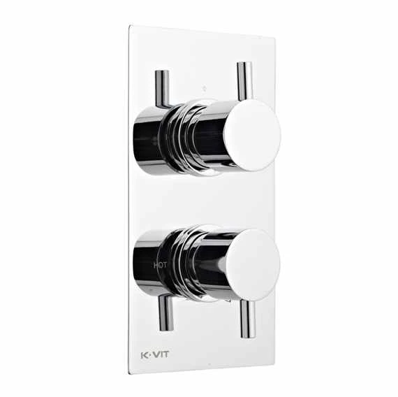 Plan Thermostatic Concealed Shower Valve Fixed Rain Head - Kartell UK 4 Plan Thermostatic Concealed Shower Valve Fixed Rain Head - Kartell UK - Image 4