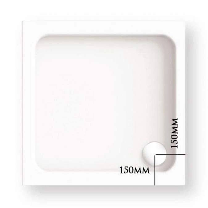 Kudos Kstone 760 X 760mm Square Anti-Slip Shower Tray 3 Kudos Kstone 760 X 760mm Square Anti-Slip Shower Tray - Image 3