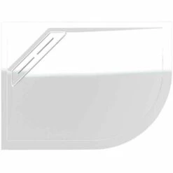 Kudos Connect2 900 X 800mm LH Offset Quadrant Shower Tray