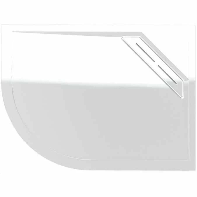 Kudos Connect2 900 X 800mm RH Offset Quadrant Shower Tray 1 Kudos Connect2 900 X 800mm RH Offset Quadrant Shower Tray
