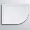 Lakes Low Profile Offset Quadrant Shower Tray - 900 X 760mm