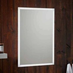 Symphony LED Bluetooth Music Bathroom Mirror 500 X 700mm - Shaver Socket & Demister Pad