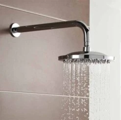 Logik Thermostatic Concealed Shower With Fixed Rain Head - Kartell UK -Lumibath Shop logik rain head