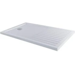 MX Elements 1400 X 900 Anti Slip Walk In Shower Tray With Drying Area