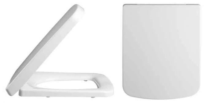 Square Soft Close Seat Tapered Edge Top-fix - NCH198 - Nuie 2 Square Soft Close Seat Tapered Edge Top-fix - NCH198 - Nuie - Image 2