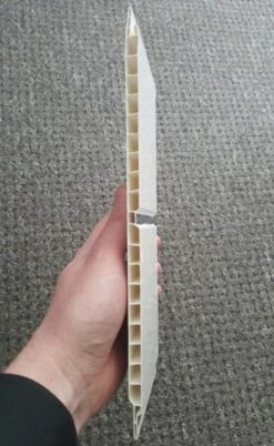 Neptune 250 White Chrome Strip - PVC Plastic Wall & Ceiling Cladding - 2.6m - 4 Pack -Lumibath Shop neptune white chome1 1