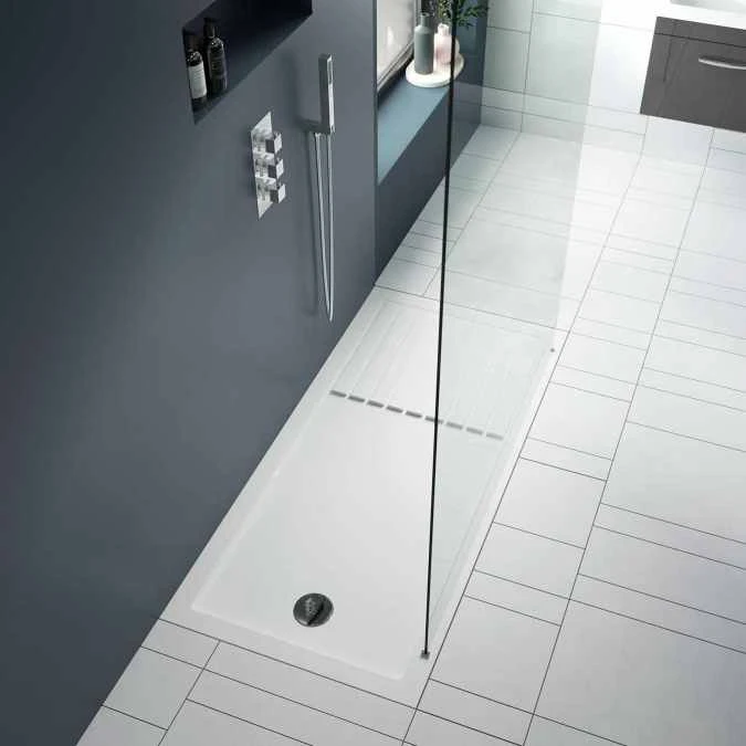 Nuie 1700 X 700 Walk-in Shower Tray - FREE Waste 2 Nuie 1700 X 700 Walk-in Shower Tray - FREE Waste - Image 2