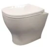 Nuvo Rimless Back To Wall Toilet & Seat - Scudo