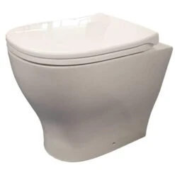 Nuvo Rimless Back To Wall Toilet & Seat - Scudo