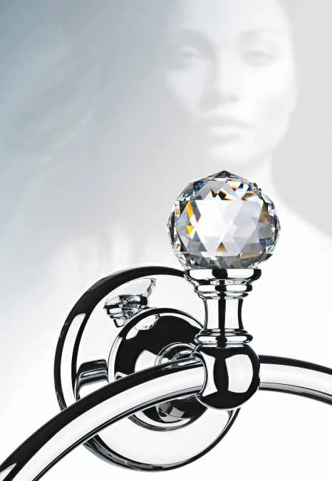 Oriental Crystal Tumbler Holder - Chrome, Gold Or Black Chrome - Origins Living 3 Oriental Crystal Tumbler Holder - Chrome, Gold Or Black Chrome - Origins Living - Image 3