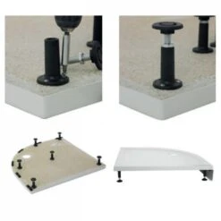 Nuie 1000 X 900 Offset Quadrant Shower Tray RH - FREE Waste 8 Nuie 1000 X 900 Offset Quadrant Shower Tray RH - FREE Waste -Lumibath Shop pearlstone offset quad tray 01 5