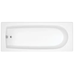 Pomeranian 1700 X 700mm 2TH "D" Single Ended Bath & Legs