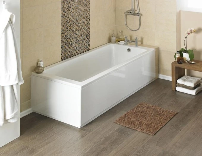 Linton Square 1500 X 700mm Single Ended Bath 2 Linton Square 1500 X 700mm Single Ended Bath - Image 2