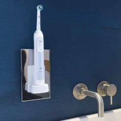 Proofvision In-Wall Electric Toothbrush Charger - Oral B/Braun -Lumibath Shop pv10 chrome