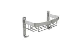 Croydex Premium Large Curved Shower Caddy - 250 X 140 X 125mm - Rust Free