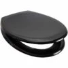 Rainbow Soft Closing Toilet Seat In Black - 84490 - Euroshowers