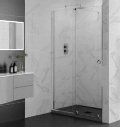 Rolla 8 1700mm Recess Frameless Sliding Shower Door
