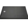 Nuie 1700 X 800 Walk-In Shower Tray Slate Grey - FREE Waste