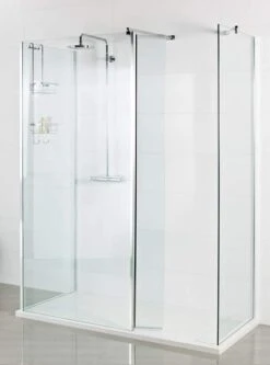 Roman Showers Select 300 Pivoting Deflector Panel 343mm Width (10mm Glass)