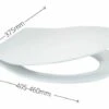 Selkirk Slimline Soft Close Toilet Seat - Quick Release - Highlife Bathrooms
