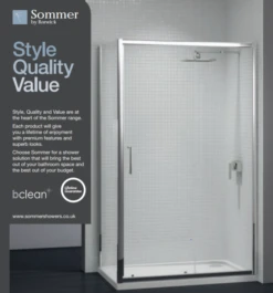 Sommer8 1600mm Sliding Shower Door -Lumibath Shop sommer sliding additional image 5