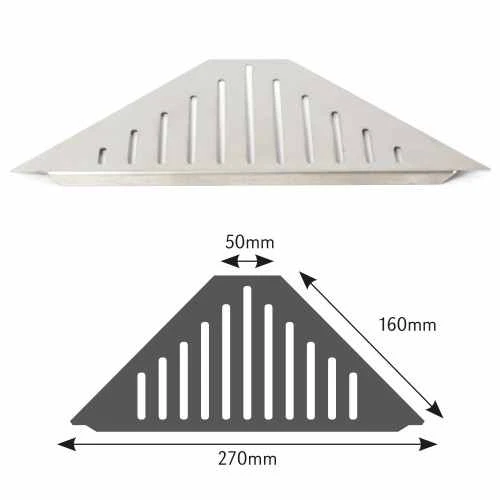 Genesis Black Retro Fit Stainless Steel Shower Shelf 3 Genesis Black Retro Fit Stainless Steel Shower Shelf - Image 3