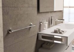 Tecno Project Chrome Fixed Towel Bar - Origins Living -Lumibath Shop tecno project lifestyle 2 6