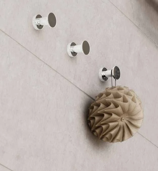 Tecno Project Chrome Robe Hook - Origins Living 2 Tecno Project Chrome Robe Hook - Origins Living - Image 2