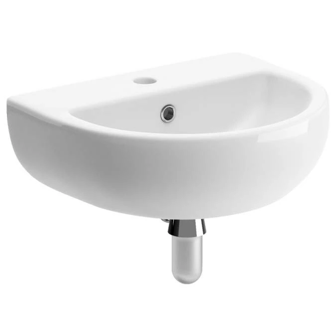 Termond 450x400mm 1TH Cloakroom Basin & Bottle Trap 1 Termond 450x400mm 1TH Cloakroom Basin & Bottle Trap