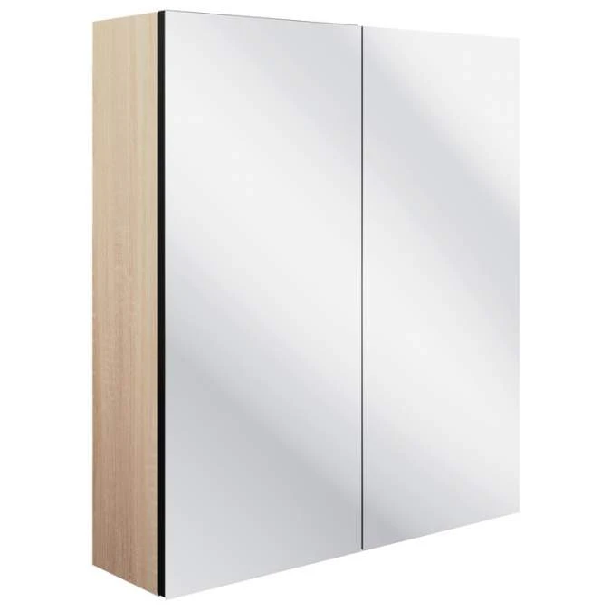 Termonde 600mm 2 Door Mirrored Wall Unit - Matt Graphite Grey 1 Termonde 600mm 2 Door Mirrored Wall Unit - Matt Graphite Grey