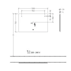 Villeroy & Boch More To See Lite Rectangle LED Bathroom Mirror 1200 X 750mm 13 Villeroy & Boch More To See Lite Rectangle LED Bathroom Mirror 1200 X 750mm -Lumibath Shop vb more to see lite 1200x900 tech