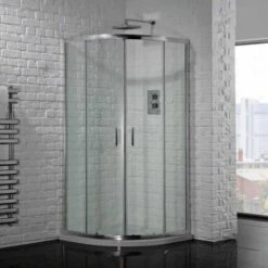 Aquadart Venturi 6 1200 X 900mm Offset Quadrant Shower Enclosure