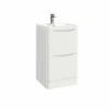 Bella 500 Floor Cabinet In White - Scudo