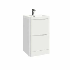 Bella 500 Floor Cabinet In White - Scudo