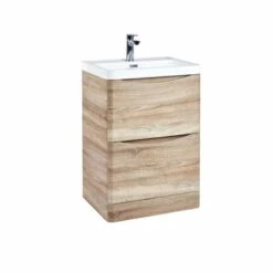 Bella 600 Floor Cabinet In Driftwood - Scudo