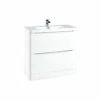 Bella 900 Floor Cabinet In White - Scudo